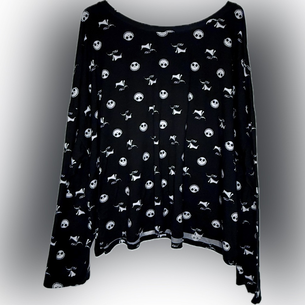 Disney The Nightmare Before Christmas Loungewear Top Women's Plus Size 3X